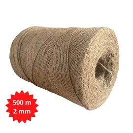 500 Metres Garden String, Jute Cord Yarn, Natural Craft Ribbon, Parcel Cord, Jute Ribbon, Craft Packaging, DIY String Decoration Rope.