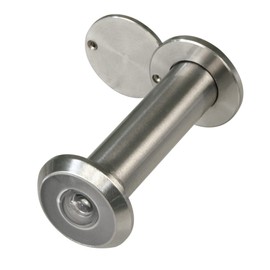 Amig - Security door viewer for armoured doors with wide angle, easy installation, scratch-resistant, matt chrome, diameter 16 mm, door thickness 60-85 mm