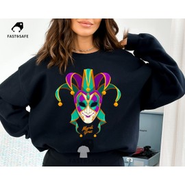 2024 Mardi Gras New Orleans, Mardi Gras Sweatshirt, Mardi Gras Apparel, Mardi Gras Women Sweatshirt, 2024 Mardi Gras New Orleans, NOLA, New Orleans, Fat Tuesday, Mardi Gras Attire, Mardi Gras Sweater