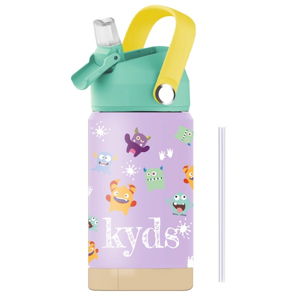 kyds® Children's Water Bottle, Thermal Stainless Steel Water Bottle, Leak-Proof,