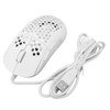 Wired Mouse Ergonomic White Adjustable DPI 6 Keys Hollowed Out