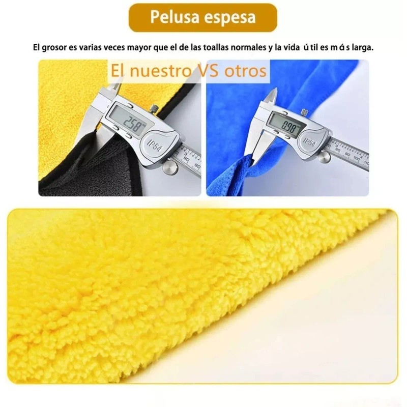 Dolores 2 Microfibra Absorbente Supreme Doble Cara Corte Ultra Fino