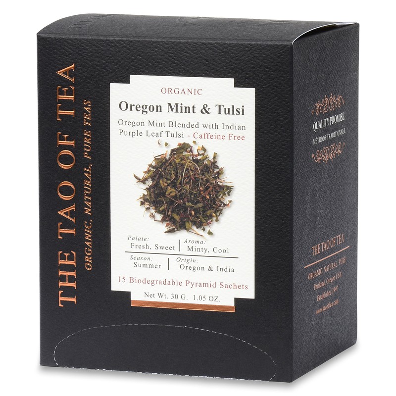 The Tao of Tea Oregon Mint & Tulsi Box Pyramid