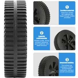 7 Inch Wheel Grill Replacement Parts for D-y-n-a G-l-o Grill Wheels 70-05-104 DGF493BNP DGH474CRP, Grill Wheels Replacement Kit Kit, DGF510SBP DGH450CRP DGH450CRP-D DGH450CRP-D DGB494SPB Wheels