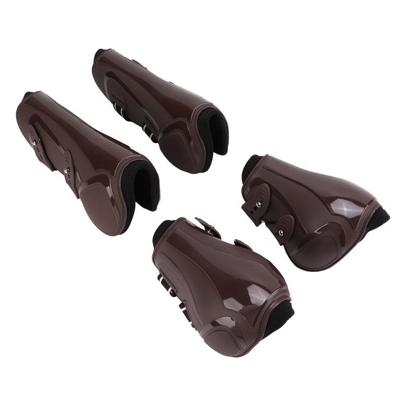 4pcs Horse Tendon Boots Adjustable Thicken Front Hind Horse Leg