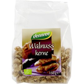 dennree Walnut Kernels, Halved (150 g) - Organic