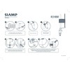 SIAMP Válvula de llenado para tanque de inodoro/sanitario modelo R24BR