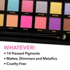 W7 | Whatever Pressed Pigment Palette Makeup | Tones: Cream