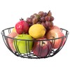 Black Wire Iron Basket Fruit Bowl