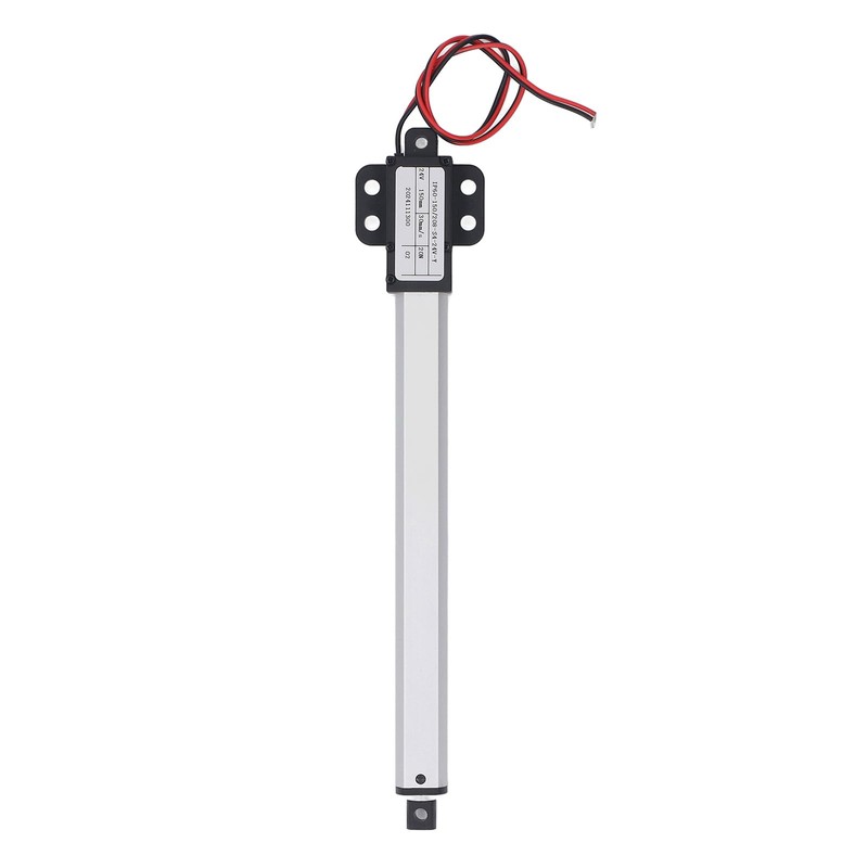 24V Linear Actuator, 30mm/s Speed, 20N Thrust, 150mm Stroke, Aluminium
