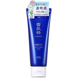  Leverage Face Wash Cream M, 4.2 oz (120g), Sekkisei Leverage Sticker