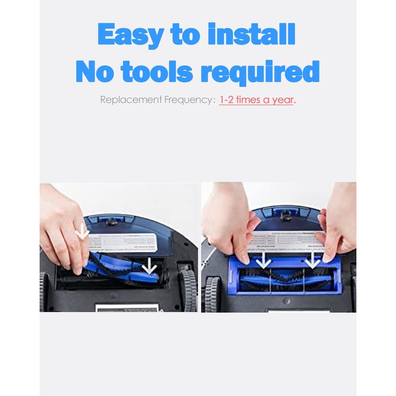 2 Pack Roller Brush Replacement for eufy 11S, 11S MAX,25C,