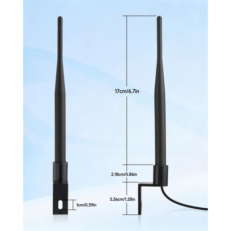 Superbat 4G LTE Outdoor Wall Mount Waterproof SMA Male Antenna
