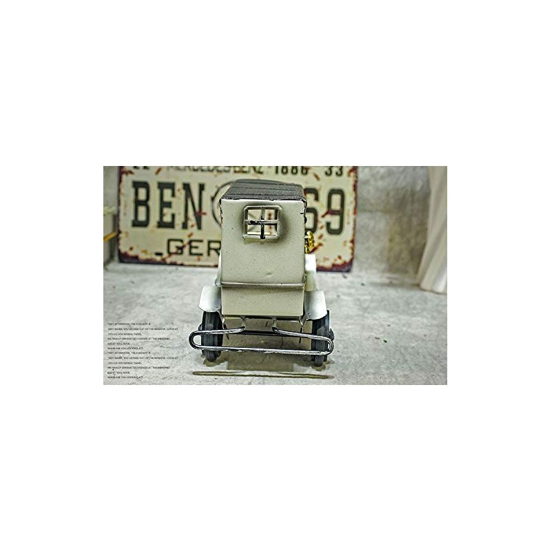 Ansimple Tin Style Classic Car Miniature Antique Retro Decoration Display