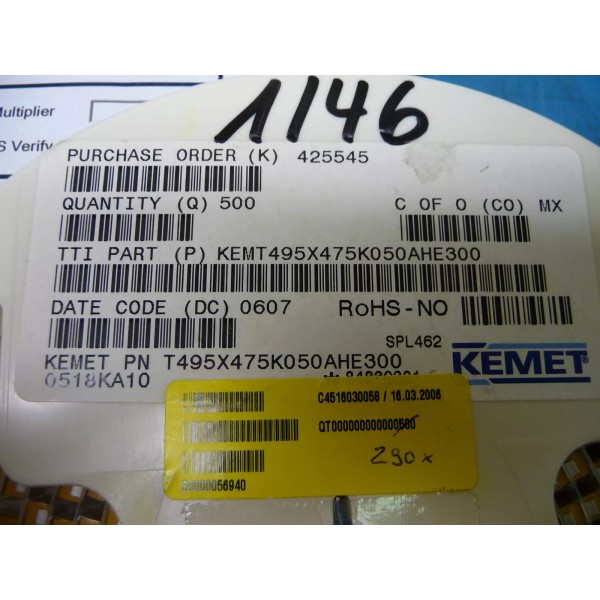 KEM T495X475K050AH
