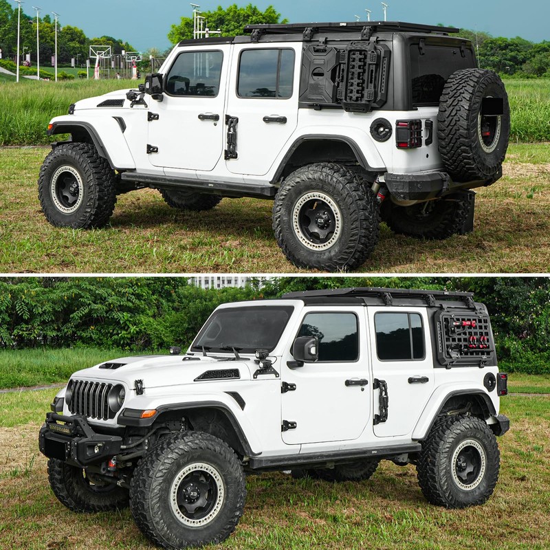 Multifunctional Rear Window Storage Table Molle Panel Kit for 2018-2024