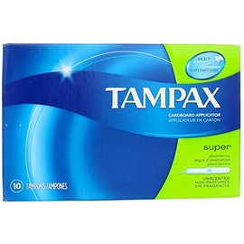 Tampax Tampons, Super, 10-ct