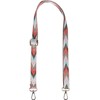 styleBREAKER Narrow Bag Shoulder Strap Adjustable with Colourful Zigzag Pattern,