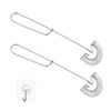 KarDoL 2 Pack Stainless Steel Spring Coil & Flat Whisks