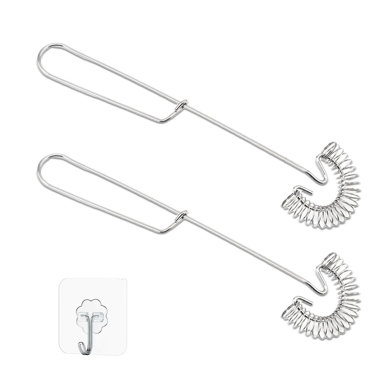 KarDoL 2 Pack Stainless Steel Spring Coil & Flat Whisks