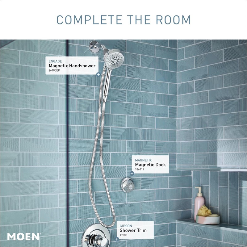 Moen Engage Magnetix Shower Head with Handheld Sprayer, 6 Handheld