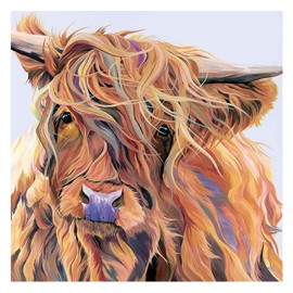 Diamond Painting Animal, Diamond Painting Adult Ox, Diamond Art Adult Set, Home Wall Decor for Gift (40 x 40 cm)