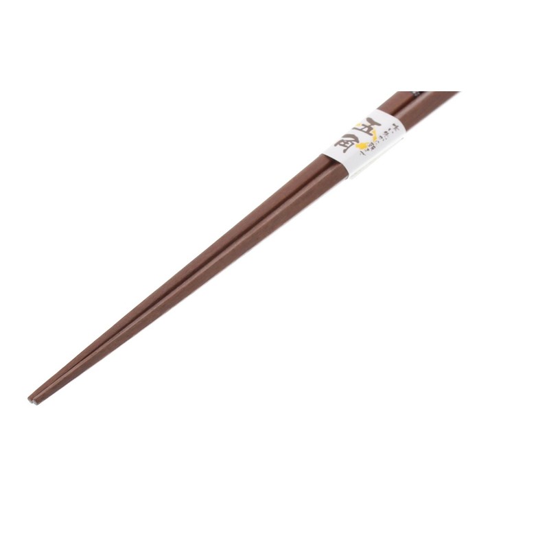 Ishida Pentagonal Margaret Wooden (Natural Wood) Blue Chopsticks 11.0 inches