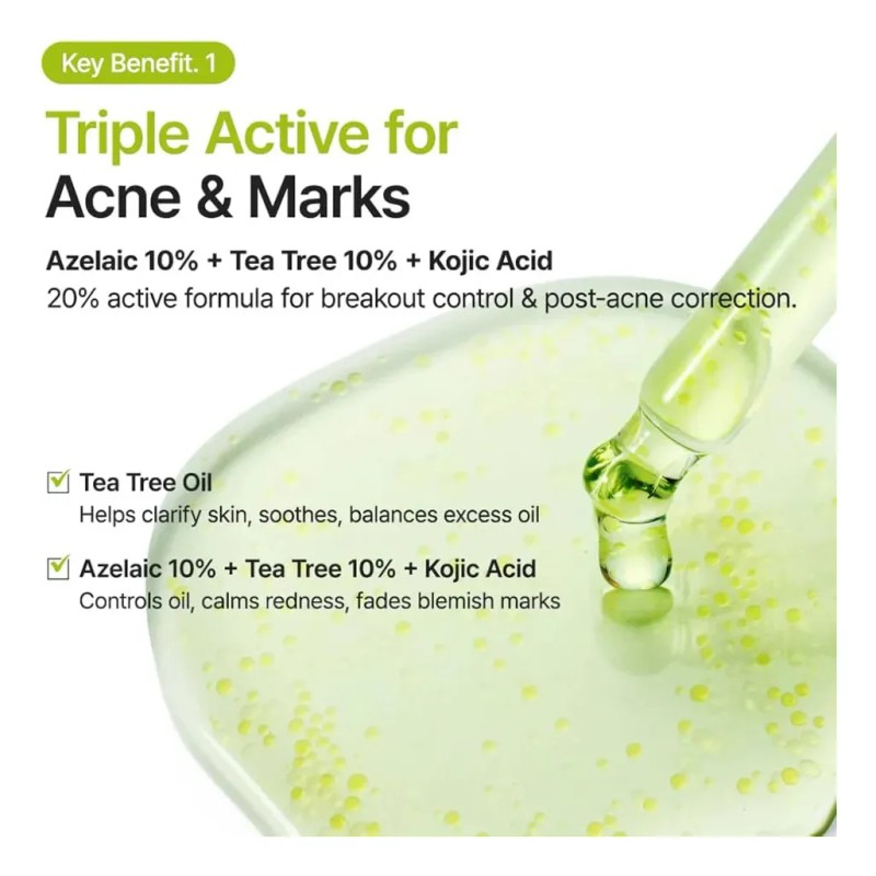 Purito Azelaic Acid 10 Kojic Tea Tree 30ml Antiacné Suero