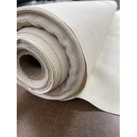Sedona Designz 60" Wide Cotton Duck Canvas Fabric - 7oz Durable 100% Cotton (Natural, 20 Yards)