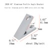 Tsnamay 2020 45°Aluminum Profile Angle Bracket 45 Degree Corner Brackets