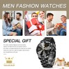 OLEVS Black Watches for Men Waterproof Diamond Business Luxury Dress