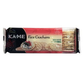 Kame Rice Cracker Sesame, 3.5000-ounces (Pack of6)