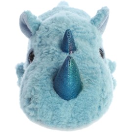 Aurora® Playful Schnozzles™ Rickie Rhino™ Stuffed Animal - Endearing Companionship - Lasting Memories - Blue 11 Inches