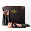 Set de Brochas de Maquillaje Profesionales, 15 Piezas con Estuche