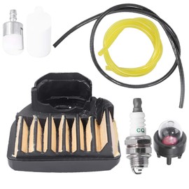 Anxingo 455 Air Filter Fuel Line Repalcement for Husqvarna 455 455E 460 Rancher 455E 461 CS2255 Chainsaw Parts with Spark Plug Primer Bulb Tune Up Kit, Replace 537255701 537255702