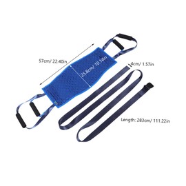 FRCOLOR Turnover Pad Sling Bed Turning Turning Device for Bedridden Patients Elderly Assistance Products Medical Supplies for Home Care Oxford Cloth Blue