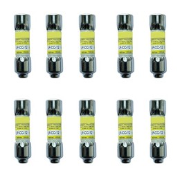 10-Pack New OEM LP-CC-12 LP-CC-12A LP-CC 12A 600Vac Class CC Time Delay Fuse Compatible with BUSSMANN LP-CC-12 Low-Peak Class CC Fuse