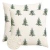 RABUSOFA Christmas Pillow Covers 18x18 Inch Waterproof Christmas Tree Decor