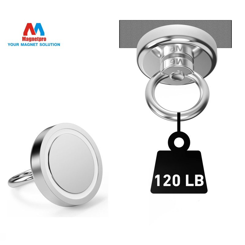 Magnetpro 55 kg Magnetic Hooks Super Strong Neodymium Magnetic Hooks