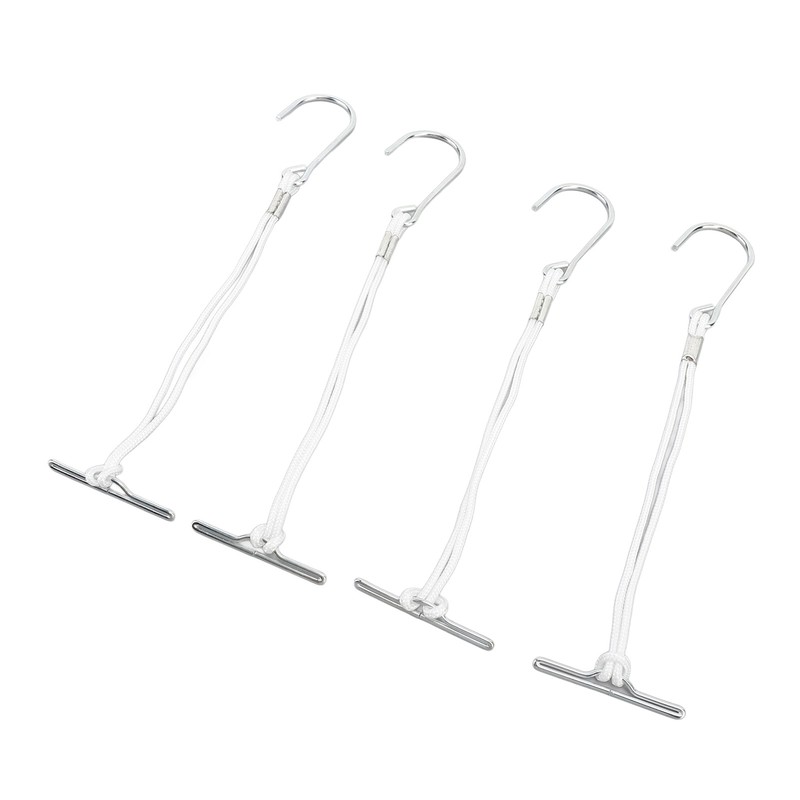 20Pcs Pattern Hooks Hanging Sewing Making Metal Hanger with Rope
