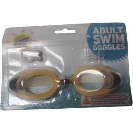 Home Smart Adult Size Yellow Swim Googles