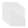 50 Pack Clear Slash File Jackets with 3 Holes, Letter