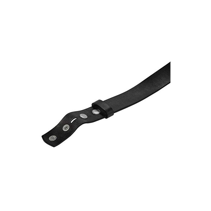 HC Women's Men's Premium Buffalo Leather Belt with Press Stud,