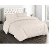 Sapphire Collection Plain Duvet Cover With Pillow Case Non Iron