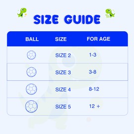 EVERICH TOY Toddler Soccer Ball - 5.9“ Small Soccer Ball Size 2 with Pump - Dinosaur Toys Indoor Outdoor Play Balls Games - Great Birthday Gifts for Children Girls Boys