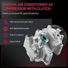 BDFHYK Air Conditioning A/C Compressor 68328 Compatible with Scion xD 2008-2014 L4 1.8L, Compatible with Toyota Corolla 2009-2010 L4 1.8L, Matrix 2009-2010