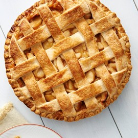 Andy Anand Fresh-Baked Apple Pie, 10" 4.5 lbs - Classic American Dessert with Real Apples, Cinnamon, Flaky Crust, Ideal for All Occasions