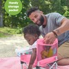 Bright Starts Pop 'N Sit Portable Booster, Indoor/Outdoor Use, Floor