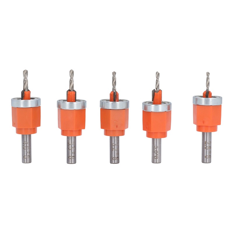 5 Pcs Countersink Drill Bit Set 2.8 3 3.2 3.5