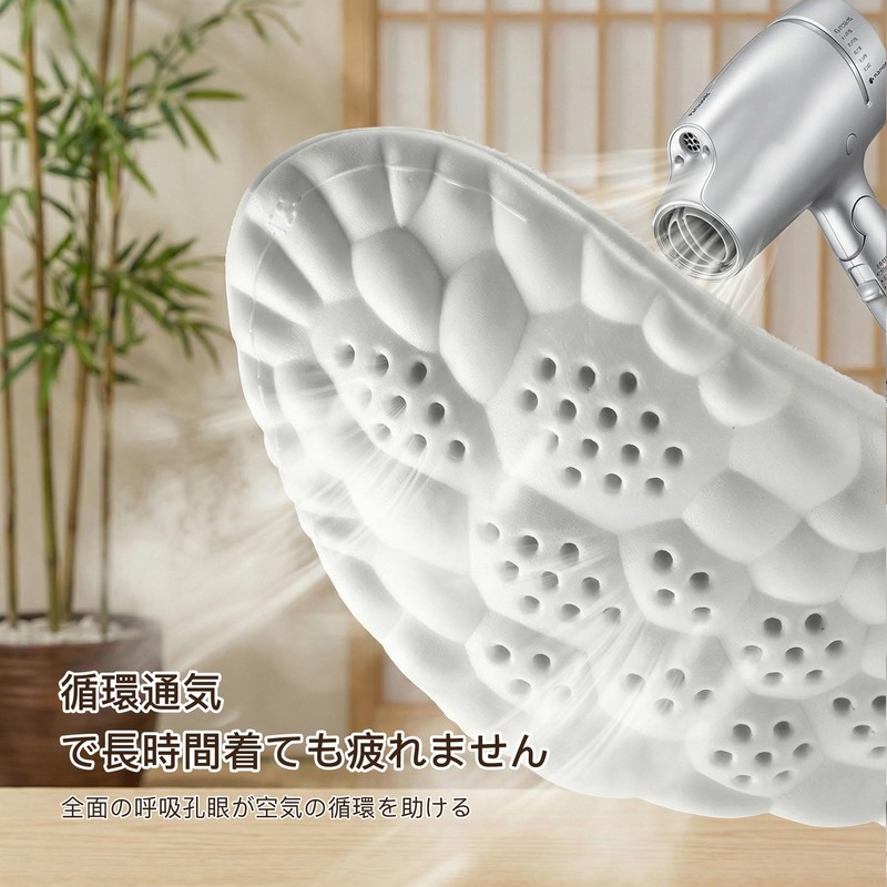 Anti-fatigue insole, shock absorption, high resilience, soft, unisex, breathable, antibacterial,